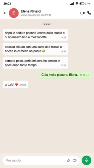 Chat WhatsApp: chiudere le sedute pesanti con una carta di 3 minuti