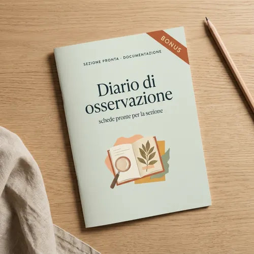 Bonus Diario di osservazione