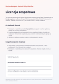 Licencja zespołowa Zestaw Kompas