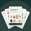 Story Vocabulary Cards fanned out