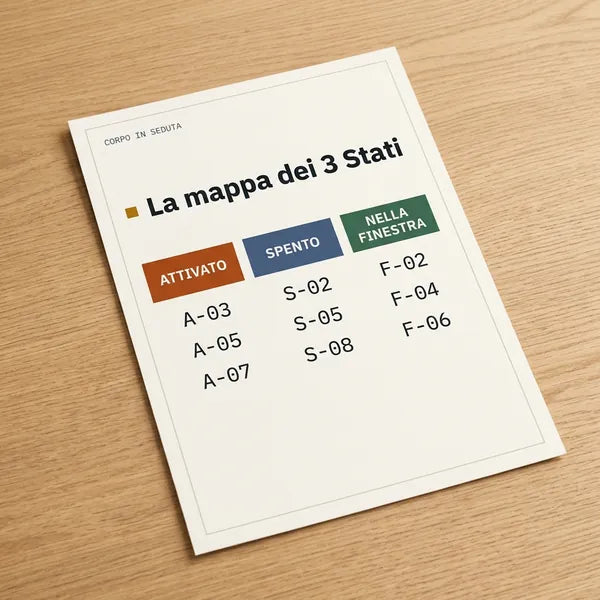 La mappa dei 3 Stati in 1 pagina