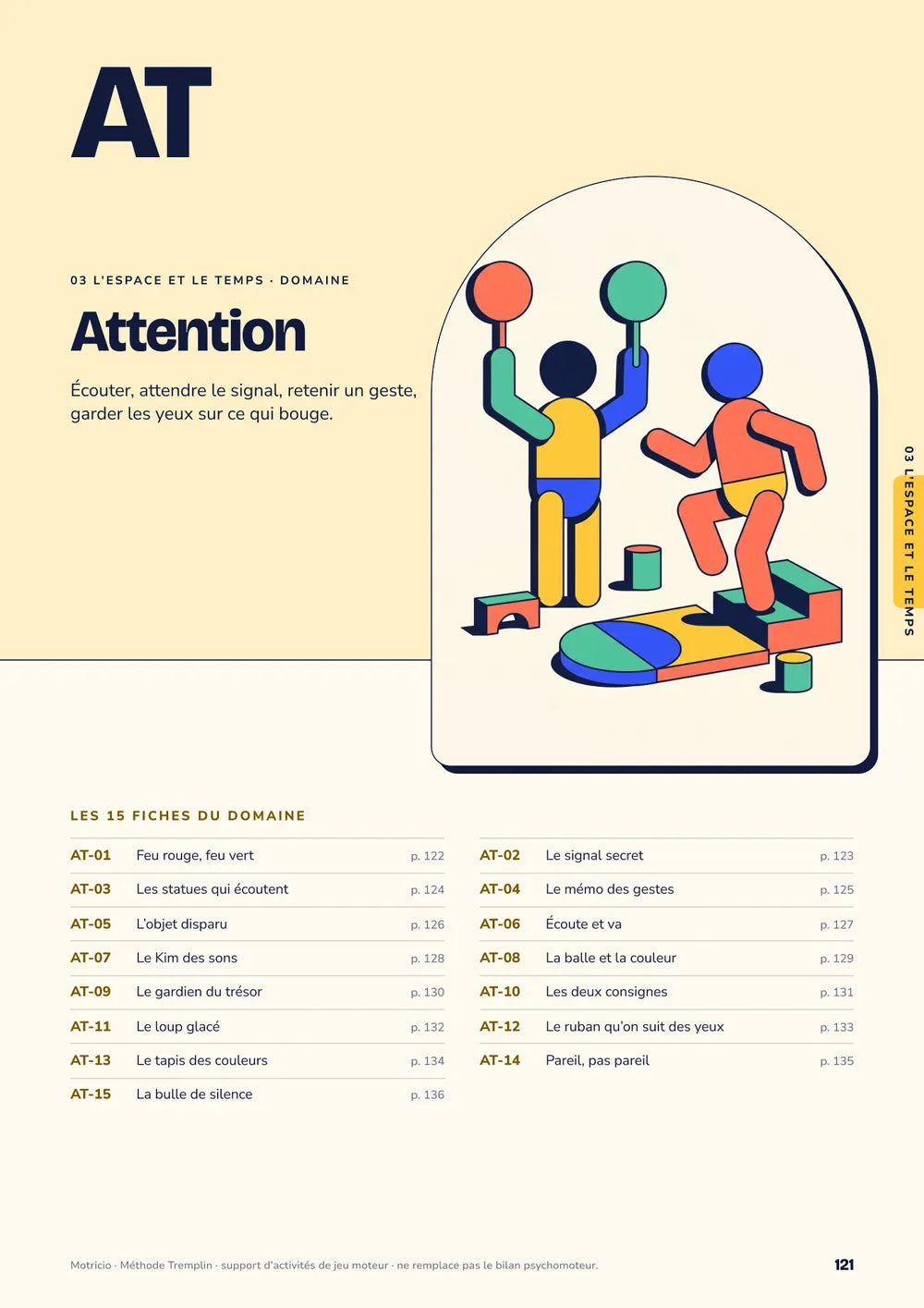 Ouverture du domaine Attention avec ses 15 fiches