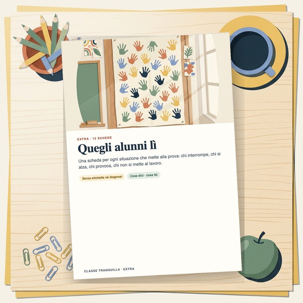 Anteprima illustrativa di Quegli alunni lì
