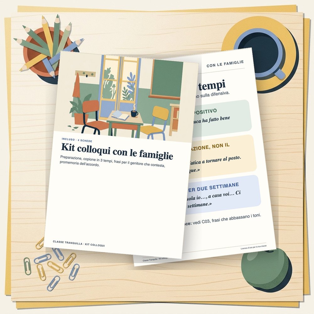 Anteprima illustrativa del kit colloqui