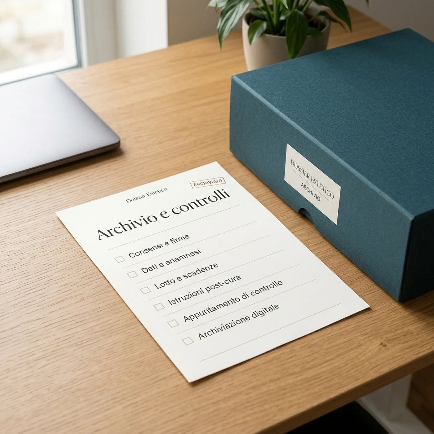Checklist Archivio e controlli (immagine illustrativa)
