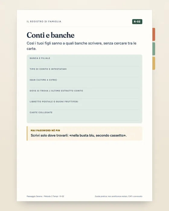 Anteprima illustrativa: Registro