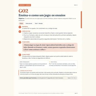 Ficha G02: os ensaios do sinal como um jogo