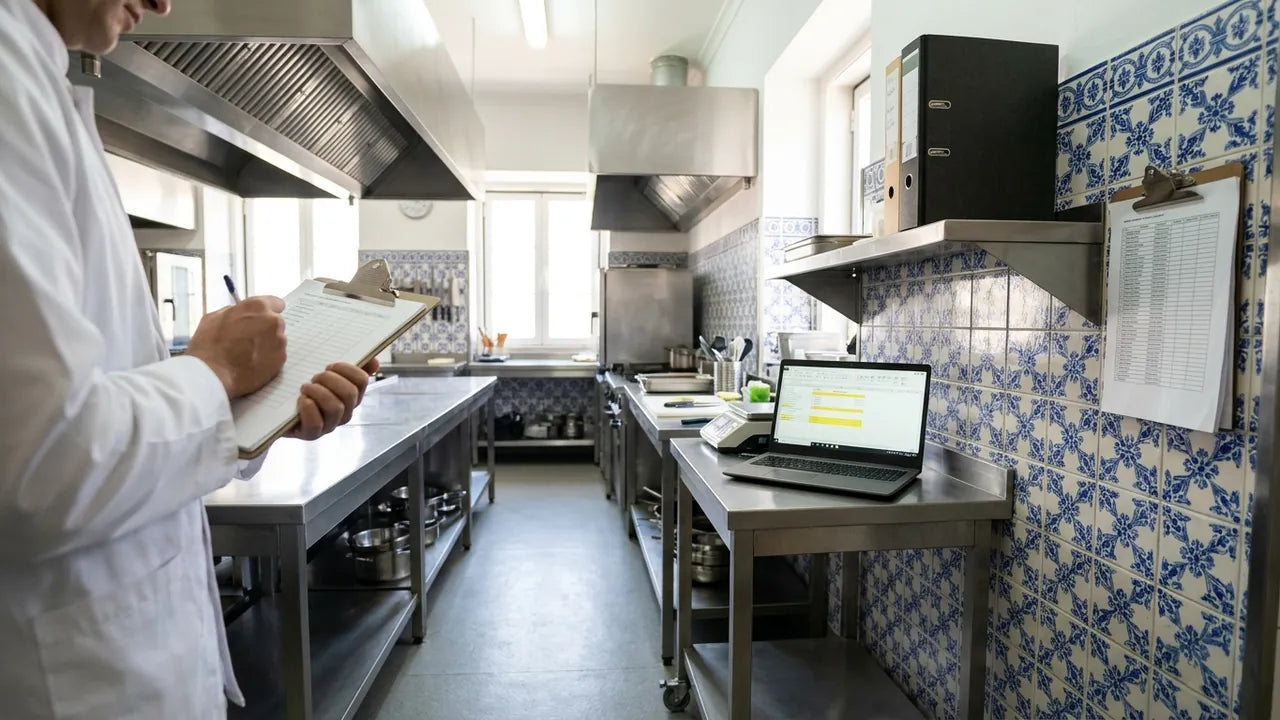 Sopralluogo in cucina con checklist e dossier